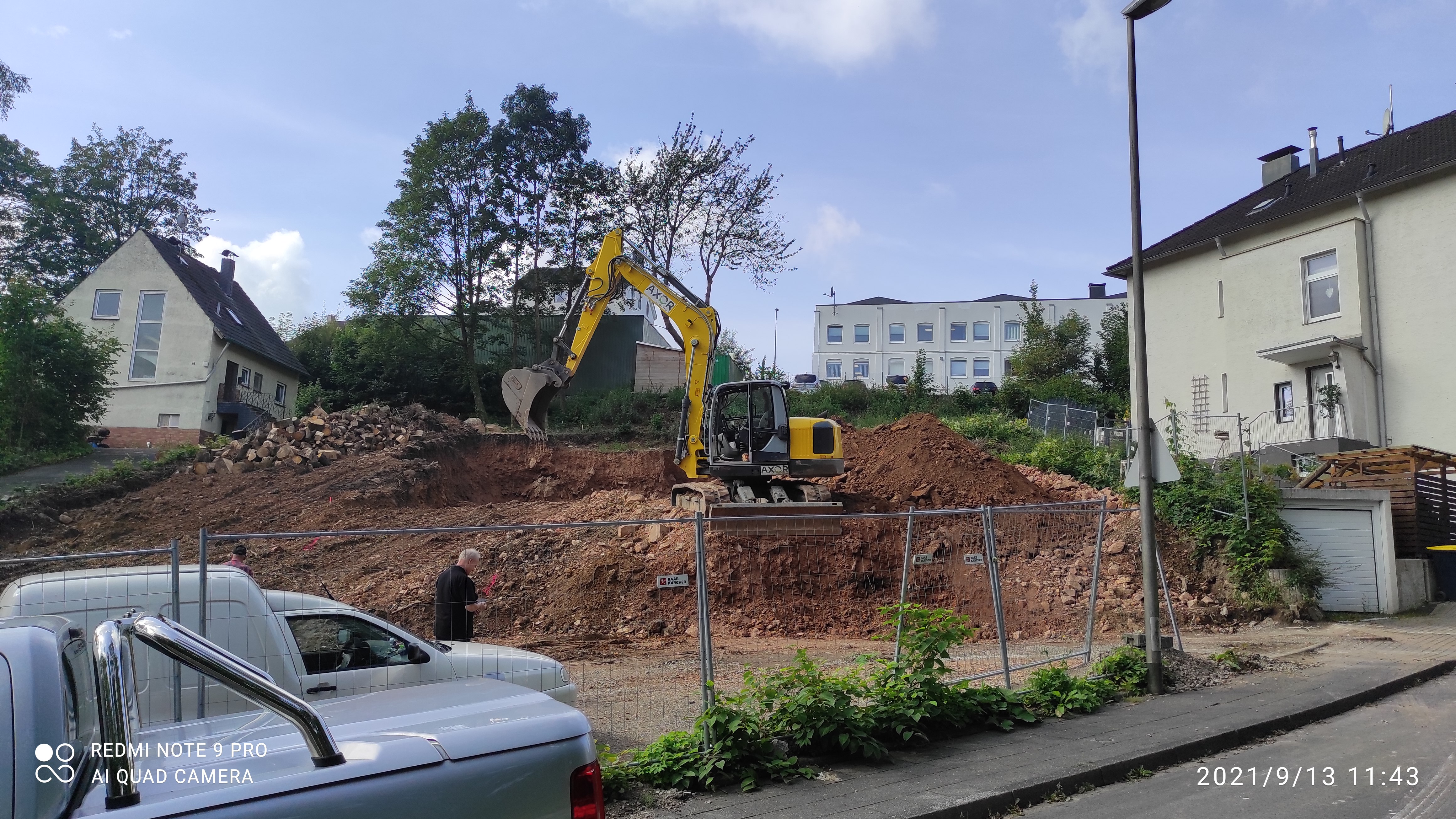 Neubau Remscheid – Erdaushub