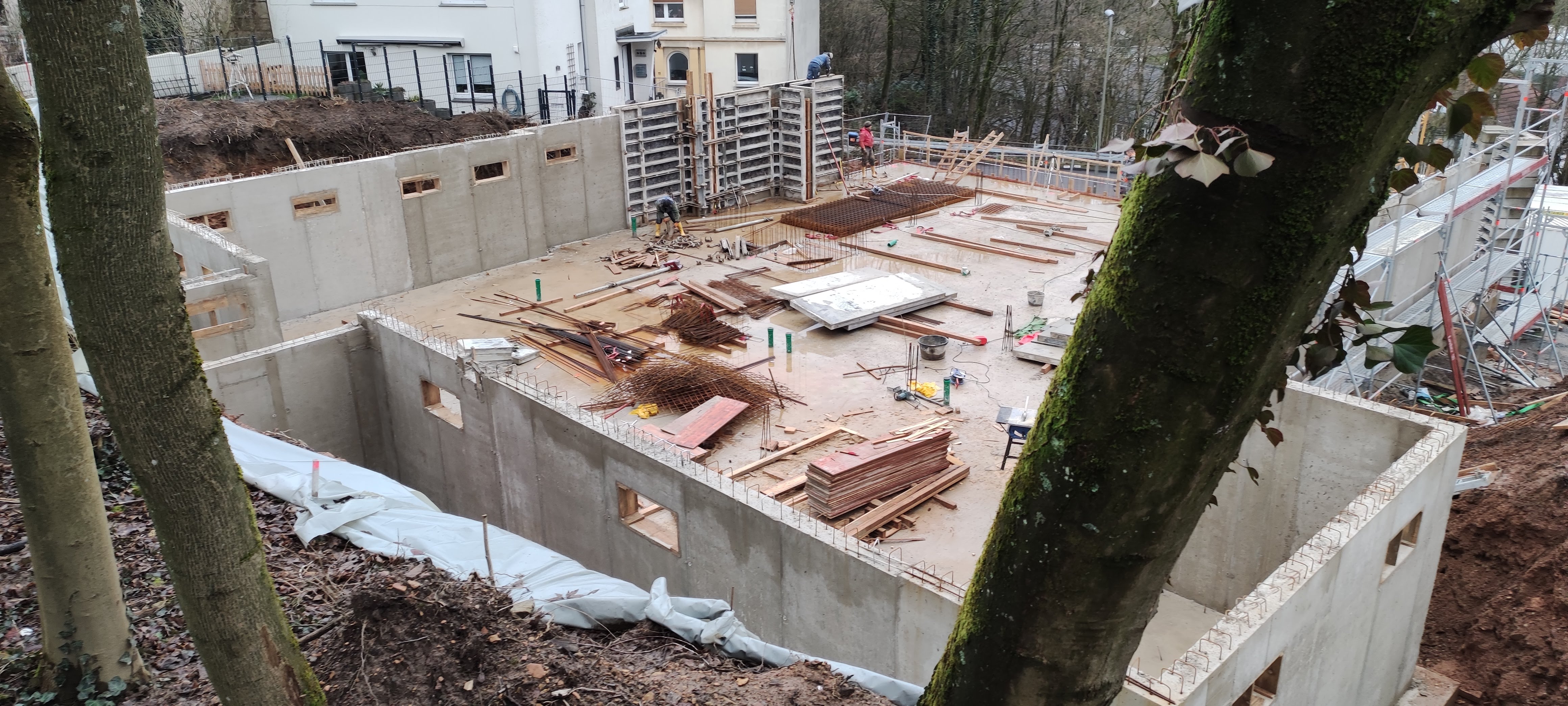 Neubau Remscheid – Bewehrungsarbeiten