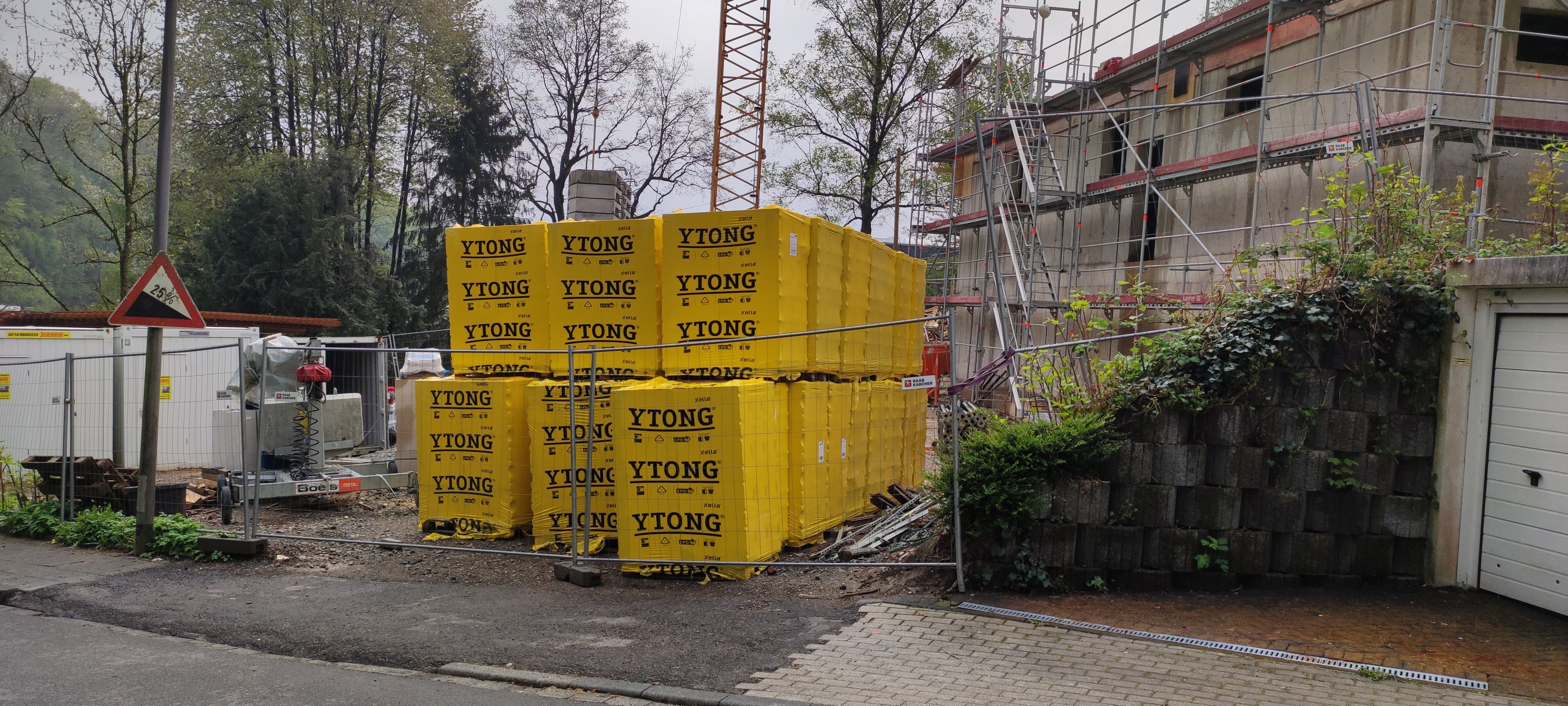 Neubau Remscheid – Rohbau Fortschritt