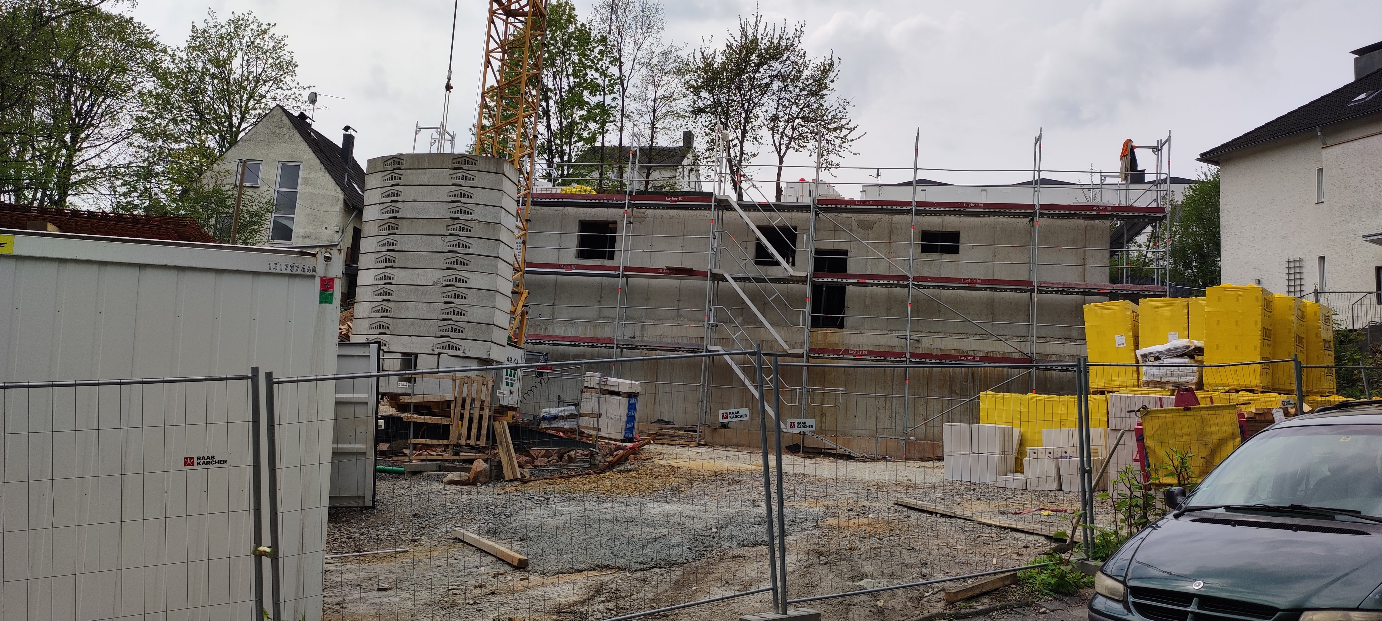 Neubau Remscheid – Außenwände