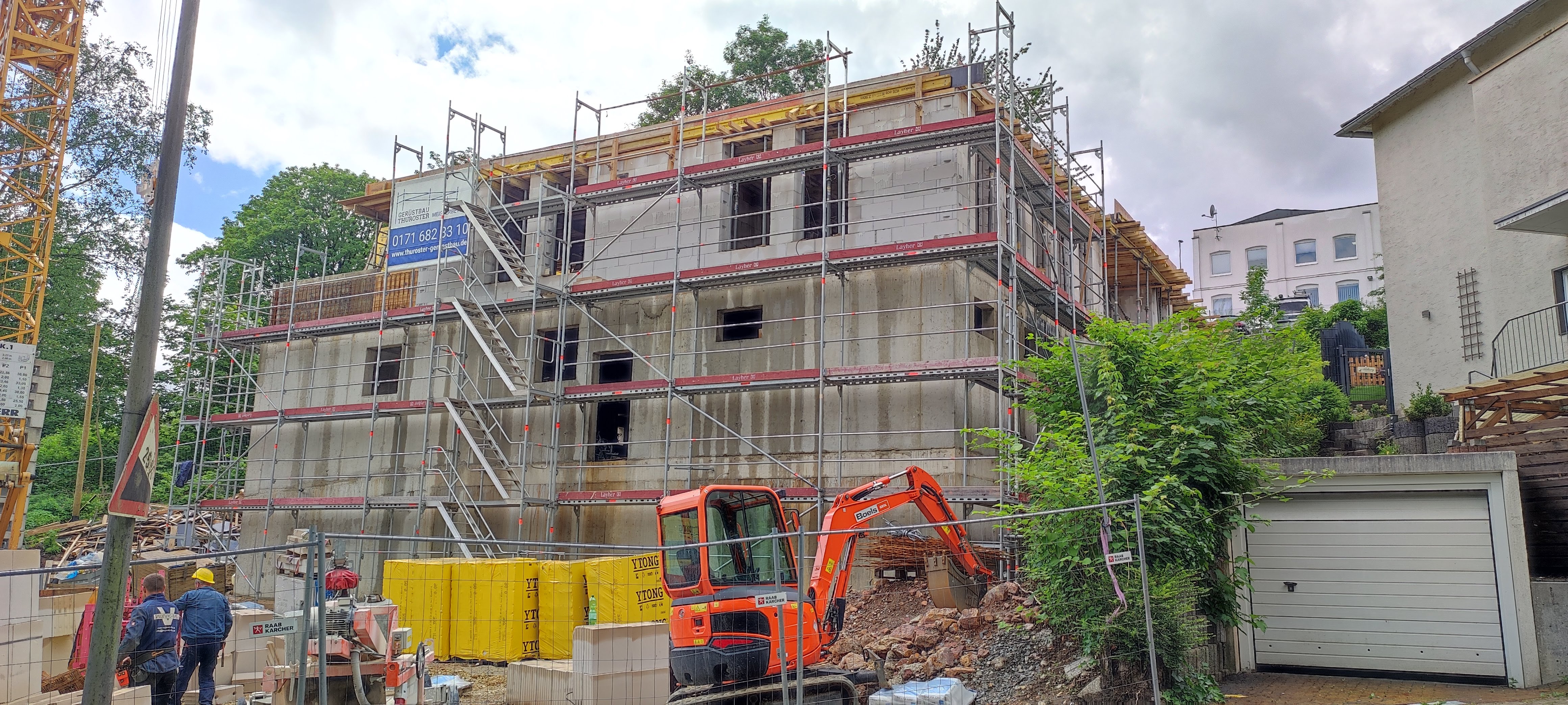 Neubau Remscheid – Außenwände