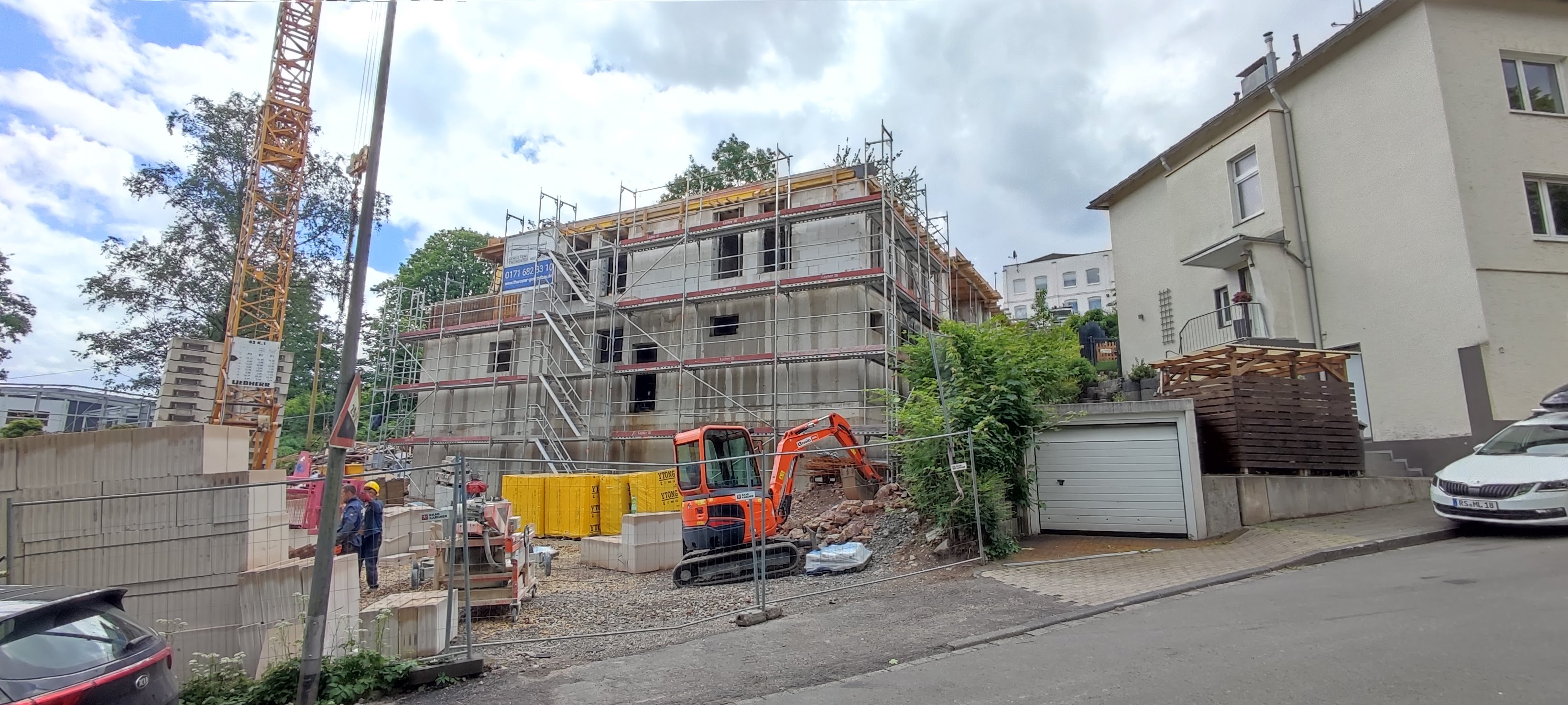 Neubau Remscheid – Außenwände